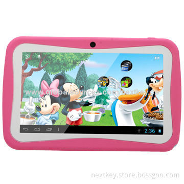 7-inch Rockchip 2928 Kids Tablet PC with CE and RoHS Marks, 1,024 x 600P/DDR3 512MB/4GB FlashNew